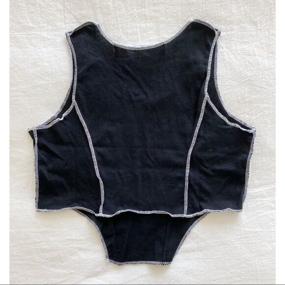 NWOT LF EMMA & SAM Overlock Handkerchief Tank Top - Picture 4 of 4